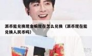 派币能兑换现金嘛现在怎么兑换（派币现在能兑换人民币吗）