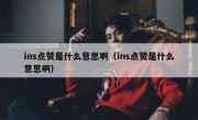 ins点赞是什么意思啊（ins点赞是什么意思啊）