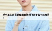 派币怎么交易教程图解视频（派币能不能交易）