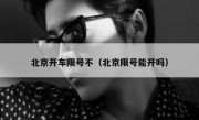 北京开车限号不（北京限号能开吗）