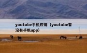 youtube手机应用（youtube有没有手机app）