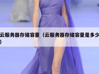 云服务器存储容量（云服务器存储容量是多少）