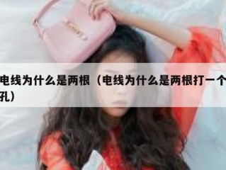 电线为什么是两根（电线为什么是两根打一个孔）
