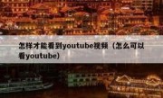 怎样才能看到youtube视频（怎么可以看youtube）
