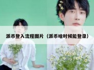 派币登入流程图片（派币啥时候能登录）