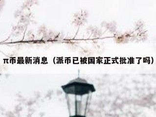 π币最新消息（派币已被国家正式批准了吗）