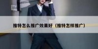推特怎么推广效果好（推特怎样推广）