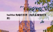 twitter为啥打不开（为什么推特打不开）