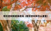 樱花密码锁更换密码（樱花密码锁怎么重置）