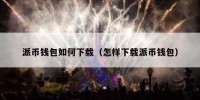 派币钱包如何下载（怎样下载派币钱包）