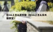 在ins上怎么买衣服（在ins上怎么买衣服便宜）