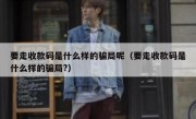 要走收款码是什么样的骗局呢（要走收款码是什么样的骗局?）