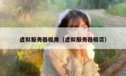 虚拟服务器租用（虚拟服务器租赁）