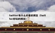 twitter有什么好看的博主（twitter好玩的博主）