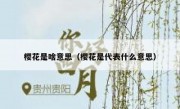 樱花是啥意思（樱花是代表什么意思）