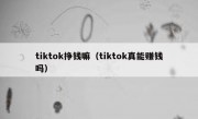 tiktok挣钱嘛（tiktok真能赚钱吗）