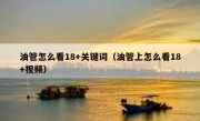 油管怎么看18+关键词（油管上怎么看18+视频）