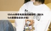 tiktok跨境电商真的赚钱吗（做tiktok需要投资多少钱）