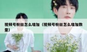 视频号粉丝怎么增加（视频号粉丝怎么增加数量）