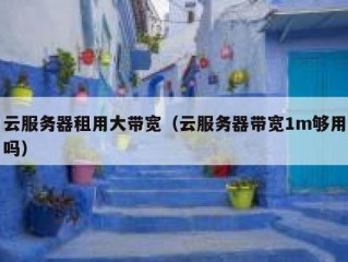 云服务器租用大带宽（云服务器带宽1m够用吗）