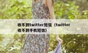 收不到twitter短信（twitter收不到手机短信）