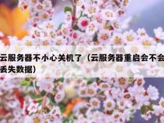 云服务器不小心关机了（云服务器重启会不会丢失数据）