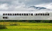 派币钱包注册教程完整版下载（派币钱包创建教程）