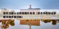 派币注册认证教程图片高清（派币手机验证步骤详细步骤详解）