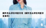 国外怎么评价鸿星尔克（国外怎么评价鸿星尔克事件）