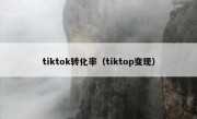 tiktok转化率（tiktop变现）