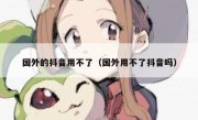 国外的抖音用不了（国外用不了抖音吗）