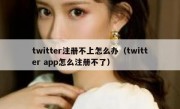 twitter注册不上怎么办（twitter app怎么注册不了）