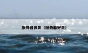 服务器很贵（服务器好贵）