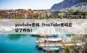 youtube密码（YouTube密码忘记了咋办）
