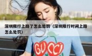深圳限行上路了怎么处罚（深圳限行时间上路怎么处罚）