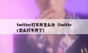 twitter打不开怎么办（twitter怎么打不开了）