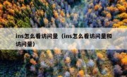 ins怎么看访问量（ins怎么看访问量和访问量）