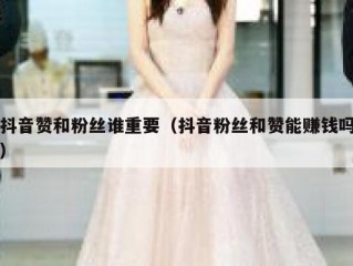 抖音赞和粉丝谁重要（抖音粉丝和赞能赚钱吗）