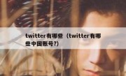 twitter有哪些（twitter有哪些中国账号?）