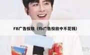 FB广告投放（fb广告投放中不花钱）