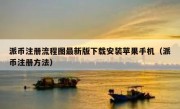 派币注册流程图最新版下载安装苹果手机（派币注册方法）