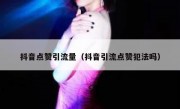 抖音点赞引流量（抖音引流点赞犯法吗）