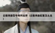 云服务器型号如何选择（云服务器配置怎么选）