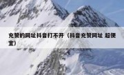 充赞的网址抖音打不开（抖音充赞网址 超便宜）