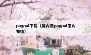 paypal下载（国内用paypal怎么充值）