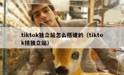 tiktok独立站怎么搭建的（tiktok挂独立站）