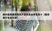 国内服务器研发生产龙头企业排名前十（服务器行业龙头股）