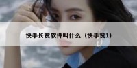 快手长赞软件叫什么（快手赞1）