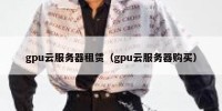 gpu云服务器租赁（gpu云服务器购买）
