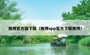 微博官方版下载（微博app官方下载微博）